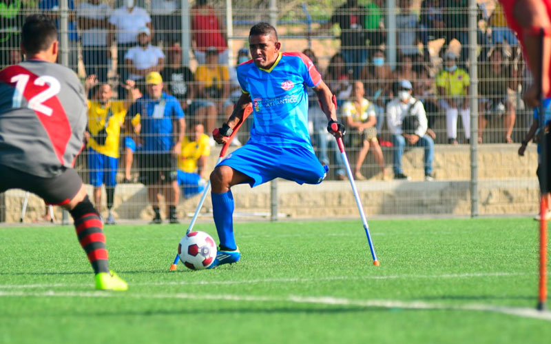 Fotografía jugador de selección Colombia de amputados
