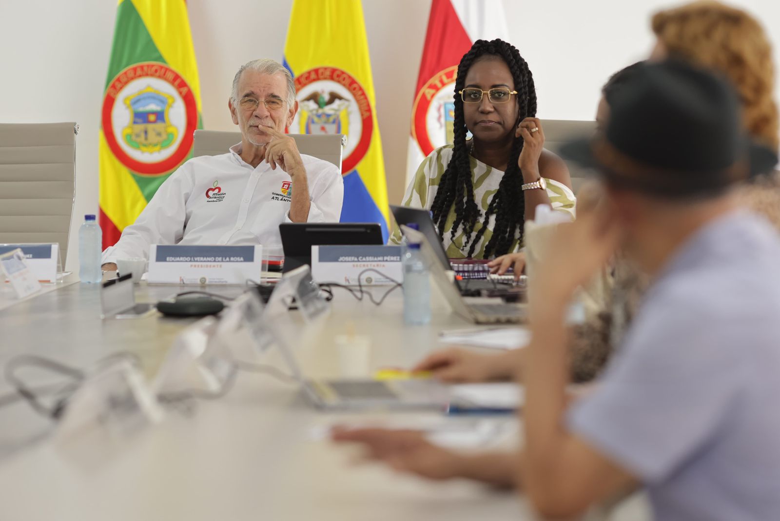 Gobernador Verano durante el Consejo Superior de Uniatlántico