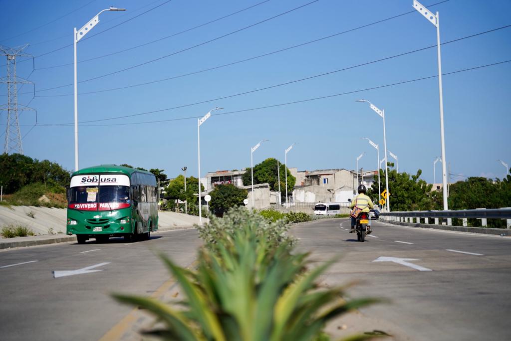 Atlantico Gobernacion pone en servicio el corredor Salao Platanal via que reduce distancia entre Barranquilla y el aeropuerto