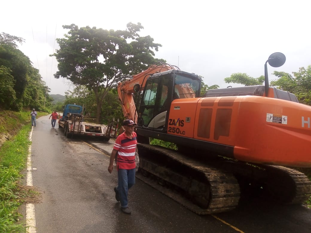 Atlantico Gobernacion inicia obras en puntos criticos del tramo Piojo El Vaiven Tubara