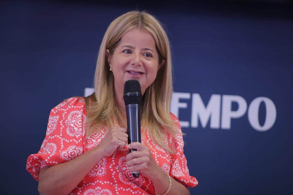 La gobernadora del Atlántico, Elsa Noguera, participó este jueves en el segundo foro regional ‘¿Cómo aterrizar el Plan Nacional de Desarrollo en las regiones?’, organizado por la Federación Nacional de Departamentos (FND) en alianza con El Tiempo. ATLANTICO Turismo agro y energias renovables