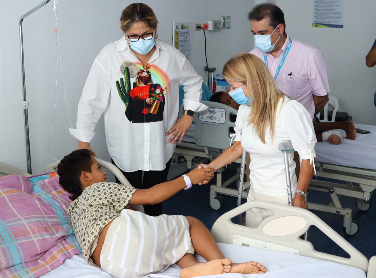 La Gobernadora del Atlántico indicó que el modelo de salud pediátrico del departamento es sostenible porque funciona como red y presta diferentes servicios renovados para los más pequeños Atlantico ESE UNA del Atlantico