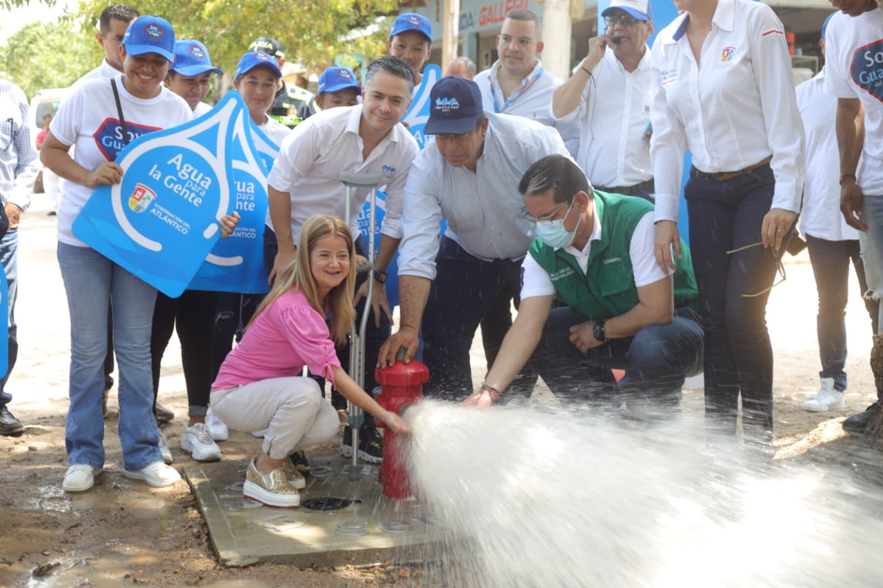 Atlantico Gallego Patilla y Mirador tienen agua potable