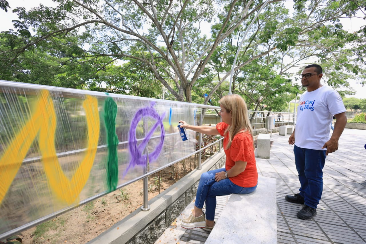 talleres prácticos que se realizaron en el marco de la Ruta del Color en Usiacurí, Atlantico Usiacuri y Piojo proyecto Ruta del Color