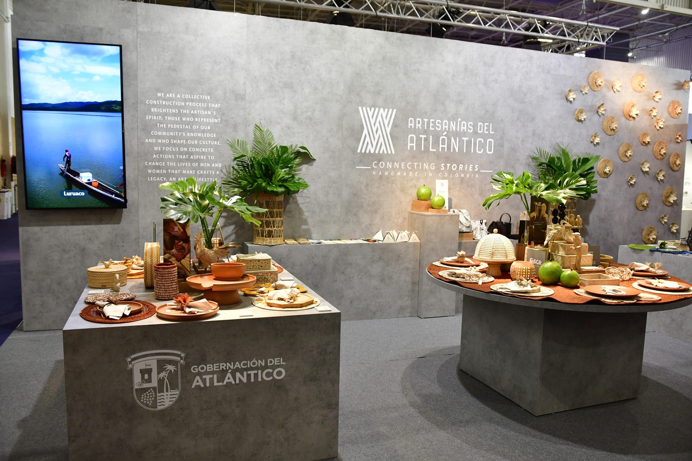 se establecieron acercamientos con dos nuevos mercados internacionales para Artesanías del Atlántico: Shangái y Portugal. Atlantico artesanoas quinta participacion-min-3