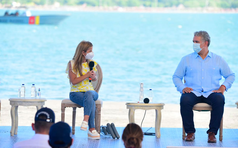"El turismo será el motor del progreso en el Atlántico": presidente Duque