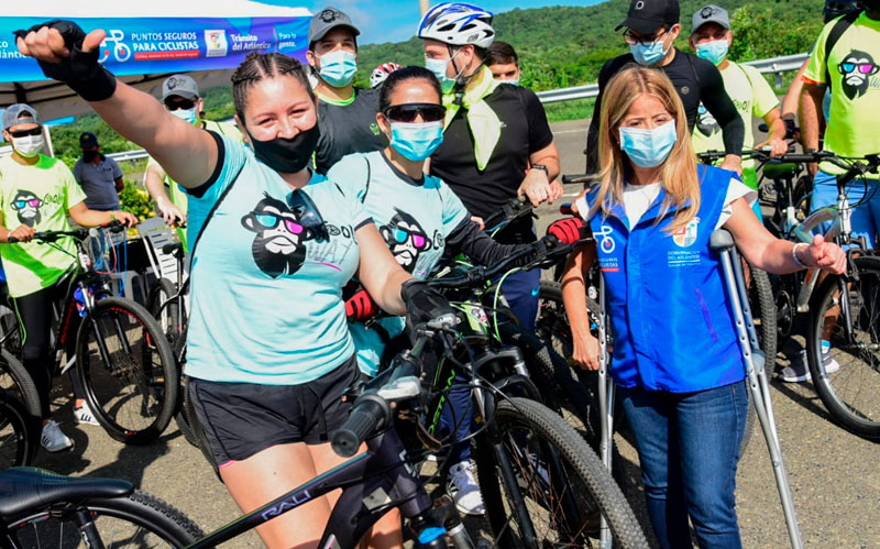 Los Puntos Seguros serán los mejores aliados de los ciclistas del Atlántico: Elsa Noguera