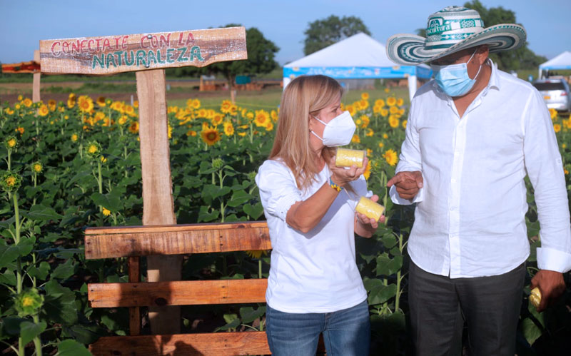 "La Ruta del Girasol está generando más de 100 empleos para los jóvenes en Malambo": Elsa Noguera