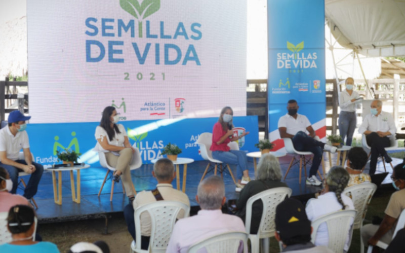 Fotografía del evento de semillas de vida