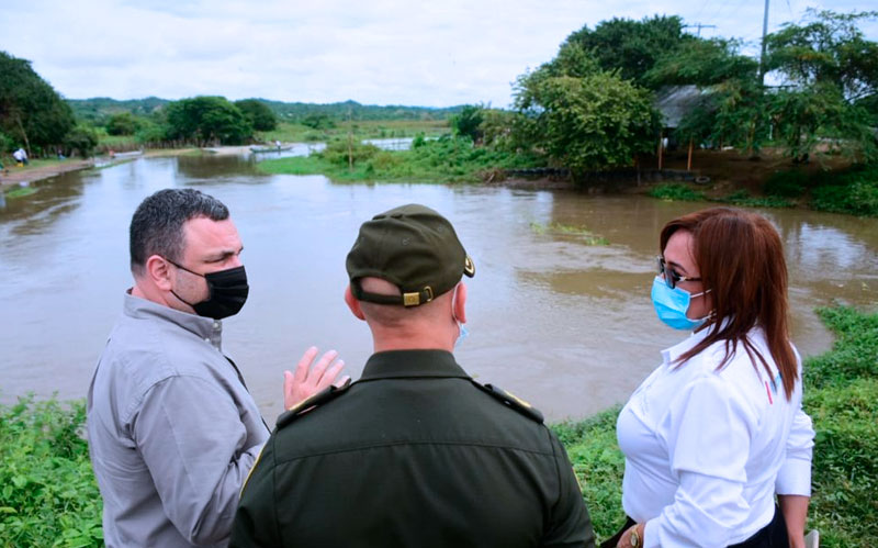 Gobernación del Atlántico y CRA inspeccionaron las compuertas que regulan El Guájaro