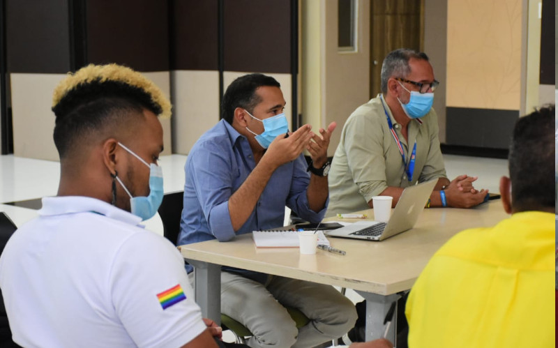 Fotografía reunión Atlántico brinda asistencia técnica al sector social LGBTIQ+